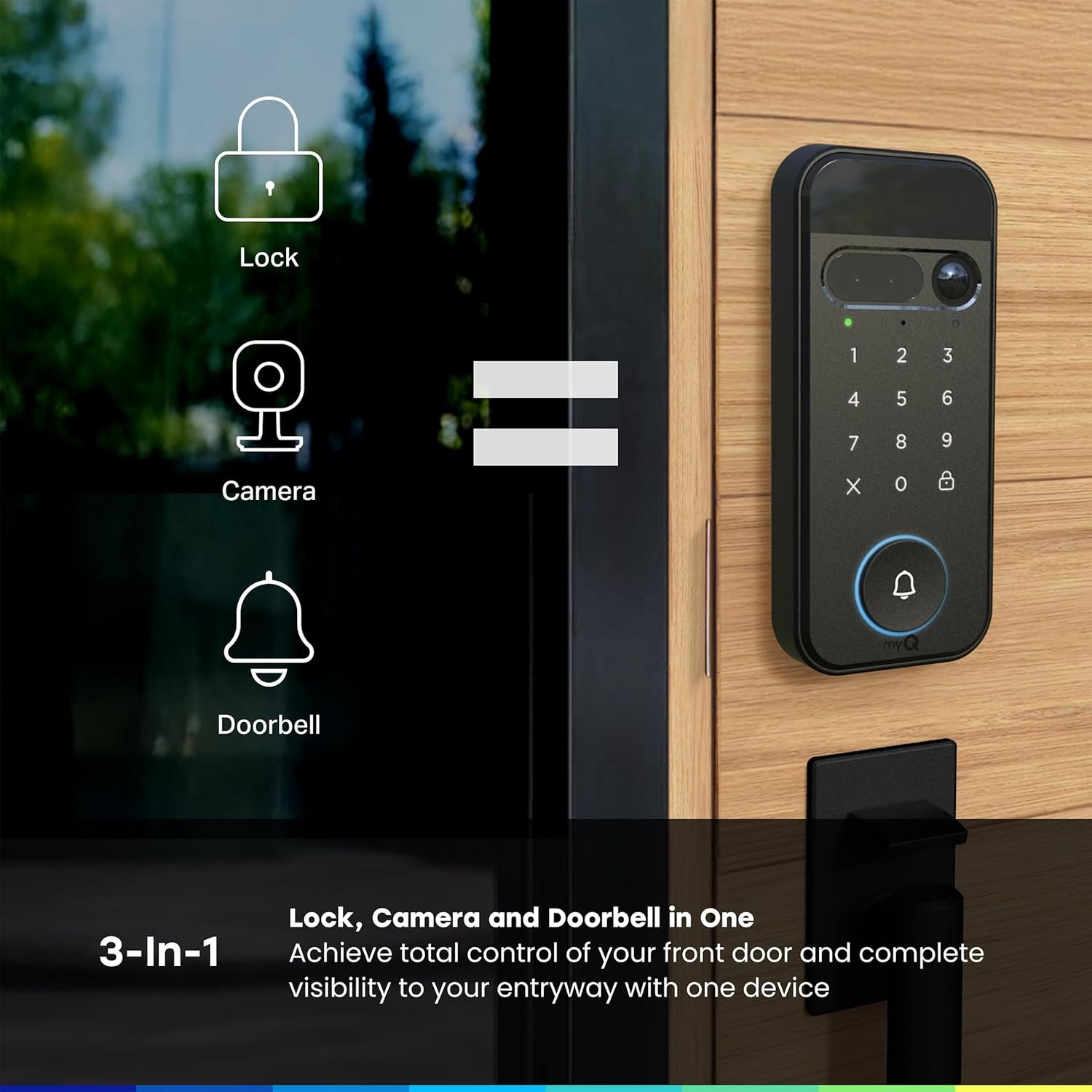 myQ Secure View 3-in-1 Smart Lock