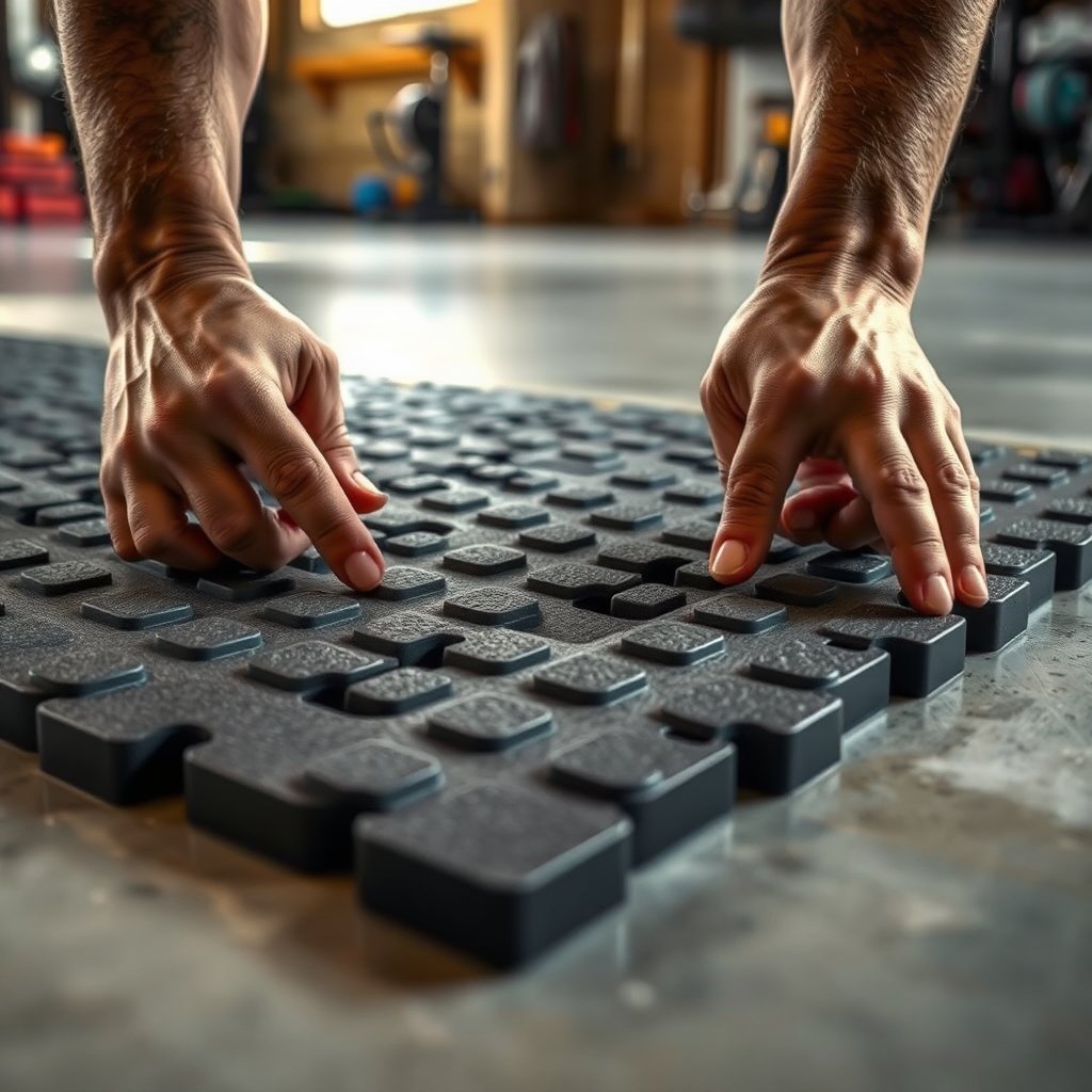 garage gym flooring - Illustration 2
