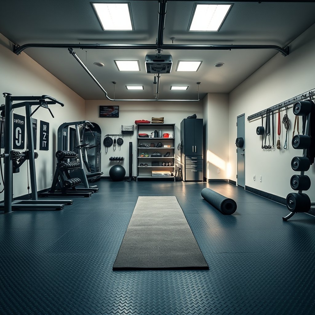 garage gym flooring - Illustration 3