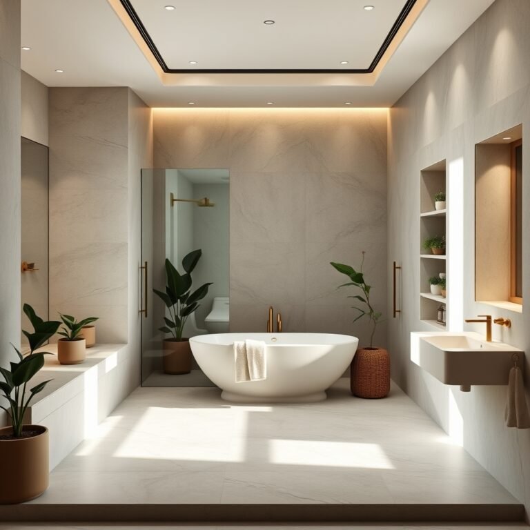 microcement bathroom