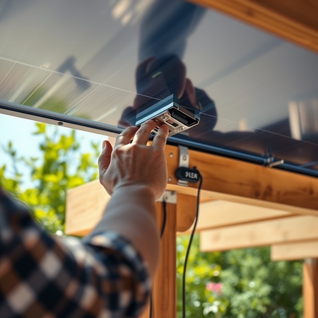 solar pergola - Illustration 2