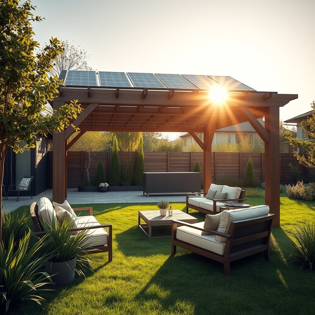 solar pergola